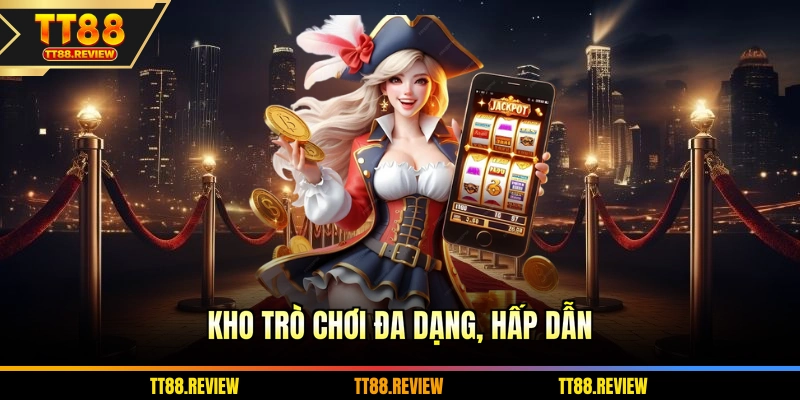 Kho trò chơi đa dạng, hấp dẫn